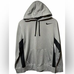 Nike Gray Hooded Pullover with Black‎ Panels
